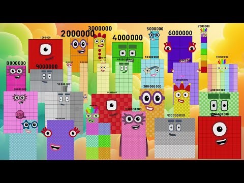 The Ultimate Battle Giant Numberblocks Band 1M-1B | Compilation Numberblocks