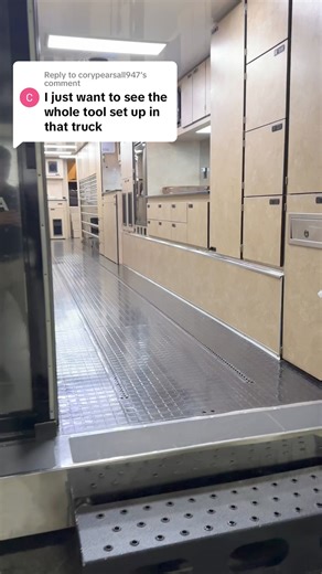 What is the tool setup like in a NASCAR hauler? #NASCAR #trucker | Joe Gibbs Racing