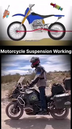 Understanding Motorcycle Suspension: How It Works for On- and Off-Road Performance*#reels*#viral