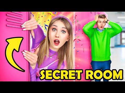 Nous avons construit une pièce secrète pour devenir populaires ! De l'intello à la reine de l'école