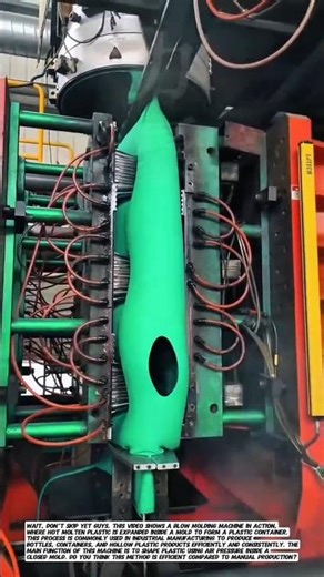 How Plastic Containers Are Made | Blow Molding Machine Process Explained.