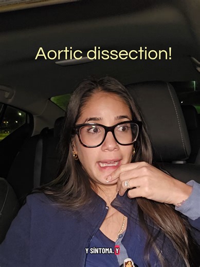 Aortic dissection ocurre cuando la pared de la aorta se desgarra y la sangre comienza a pasar entre sus capas, lo que la convierte en una condición grave. Este caso me recordó la importancia de evaluar bien, escuchar al paciente y reconocer red flags asociados a condiciones cardiovasculares graves. Educational content only. Not medical advice.