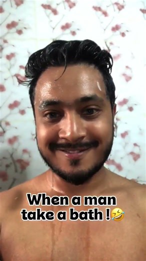 wean man in a bath #flowers