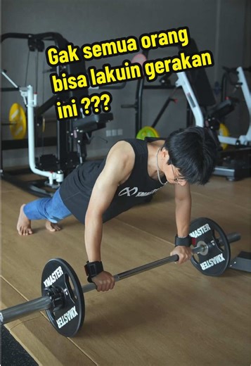 Gak semua orang bisa lakuin ini ??? Cuma modal Barbel sama Plate aja kalian udah bisa latihan dirumah loh 🔥💪 #Xmaster #plate #fitnessindonesia #barbell #viral