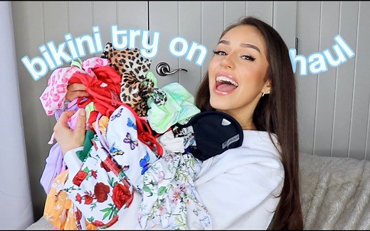 【HeyItsThalia】比基尼试穿 泳装购物分享｜Bikini Try-On Haul 2020 ♡