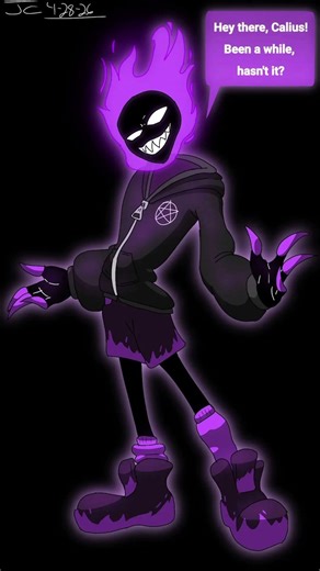 I asked someone to draw my hazbin oc pyro #hazbinhotel #hazbinoc