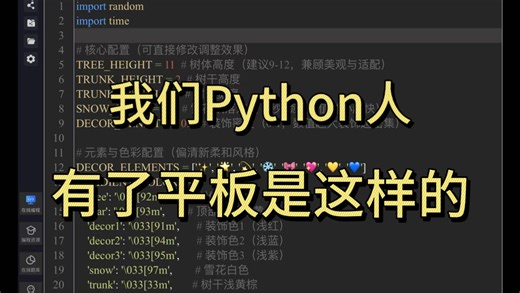 我们Python人有了ipad是这样的！！！