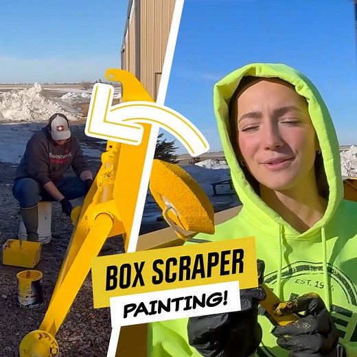 644K views · 10K reactions | Box Scraper: Unexpected Paint Drama on the Job!  | Laura Farms | Facebook