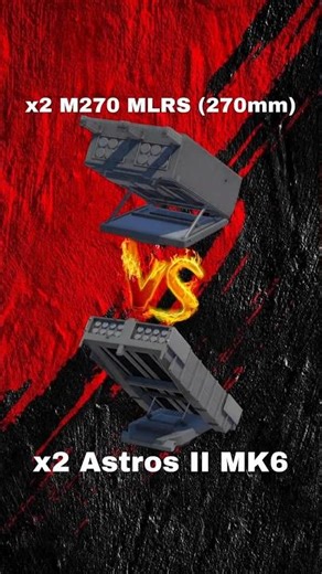 M270 MLRS (270mm) VS Astros II MK6 #modernwarships #mw #modernwarshipsgameplay