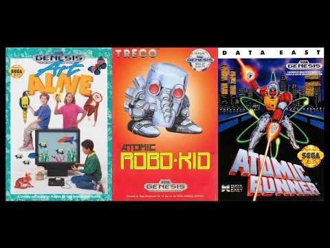 Art Alive!, Atomic Robo-Kid and Atomic Runner for GEN