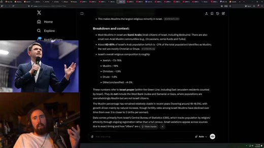Asmongold calls out the “heretics” pushing “subversive” ideology through Christianity, uses James Talarico as an example"Ppl psyoped Christians into thinking that being a good Christian is being obedient to ppl that want to subvert u..so many bought in..basically..they take the entire page and they take out one sentence and it’s like, Jesus said u should love ur neighbor..God also said a million things but we're gonna ignore those..loving ur neighbor means u have to give foreigners all of ur stu