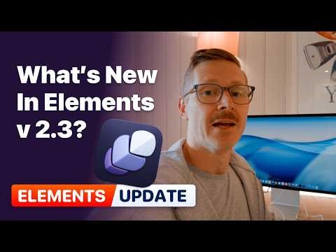 What's New in RapidWeaver Elements 2.3?