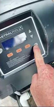BACKWASH POOL FILTER: Astral Viron Chlorinator