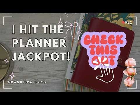 Goodwill Finds! | Thrift Store Haul | Filofax Original Personal Planner | & Bullet Journals