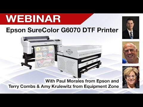 See the Epson SureColor G6070 DTF Printer In Action!