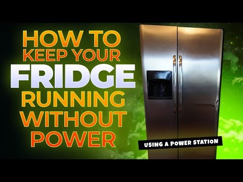 Save Your Food: How to Keep Your Refrigerator Running in a Power Outage Using a Power Station.