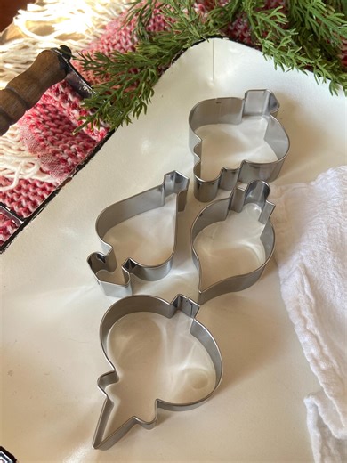 Vintage-inspired Christmas Ornament Cookie Cutters — Set of 3 - Etsy