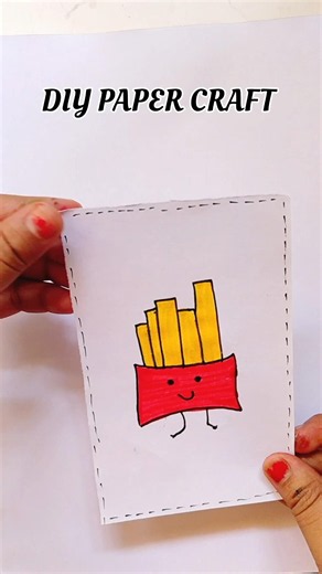 easy craft ideas/paper craft #trending #satisfyling #youtubeshorts #shortsfeed #craft#shorts#diy#ytv