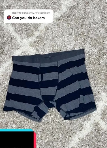 Man Boxers Folding Tutorial
