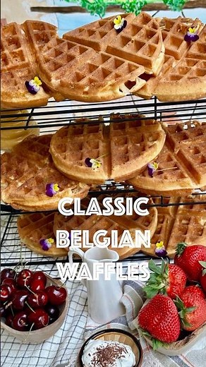 Best Brunch Belgian Waffle Recipe #shorts