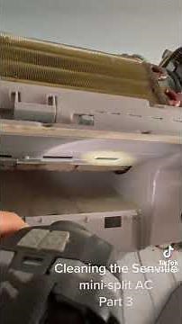 Cleaning the Senville mini-split AC Part 3