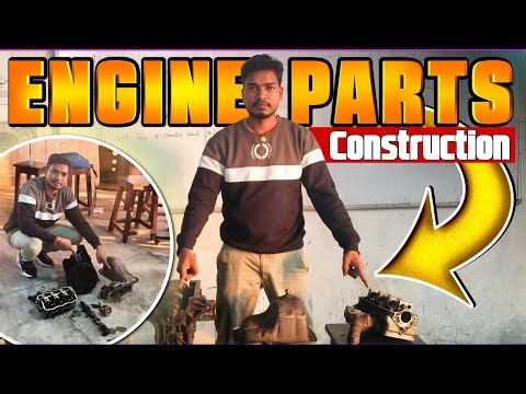 Engine Parts // Engine Construction in Hindi #viral #automobile