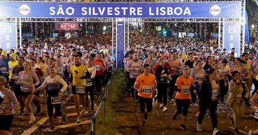 Corrida São Silvestre de Lisboa contou com número recorde de participantes