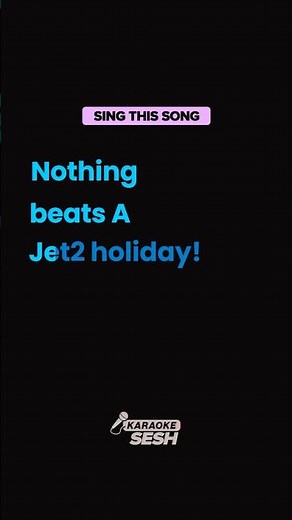 Jet2 Holiday (Karaoke) ‘Darling hold my hand’ #jet2holidays #karaoke #jet2