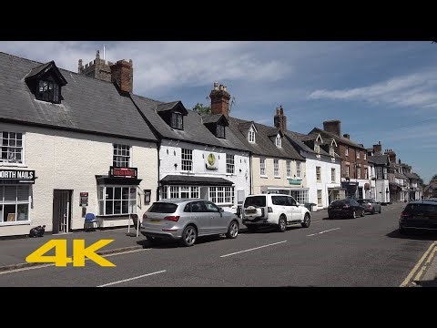 Highworth Walk: Town Centre【4K】