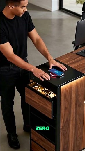 Ultra-Modern Foldable Computer Table | Smart Home Setup