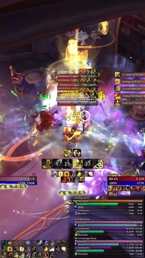 Ret pally prio dmg #worldofwarcraft #mythic #mythicplus
