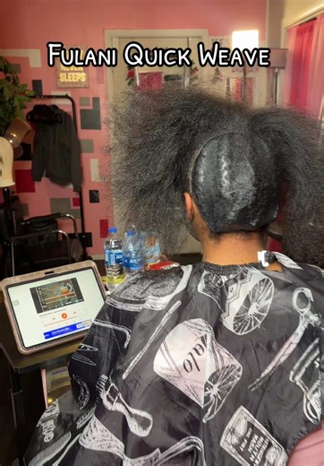 Fulani Quick Weave 😍 #quickweave #fulanibraids #pittsburghbraider