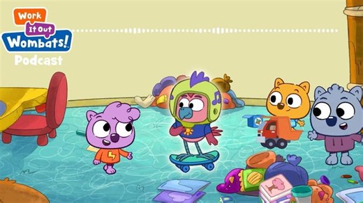 Work It Out Wombats! - S2Ep1 Work It Out Wombats! Podcast: Work Out Cleaning Your Mess Video | PBS KIDS