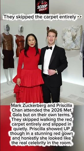 Mark Zuckerberg & Priscilla Chan Quietly Attended the Met Gala No Carpet, No Problem 👀