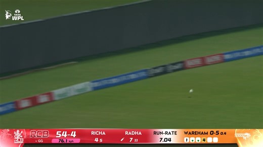 Radha Yadav bringing the much-needed big hits! 💪 A couple of quality shots from her 👏 Updates ▶️ https://tinyurl.com/msft28uh #TATAWPL | #KhelEmotionKa | #RCBvGG | WPL - Women's Premier League