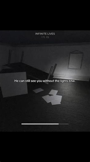 Game: Monochrome #roblox #fyp #viral #horror #scary | room