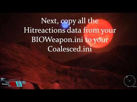 Mass Effect 2: Editing Firepower DLC weapons (Mattock)