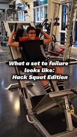 Hack Squats to Failure: Gym Fail