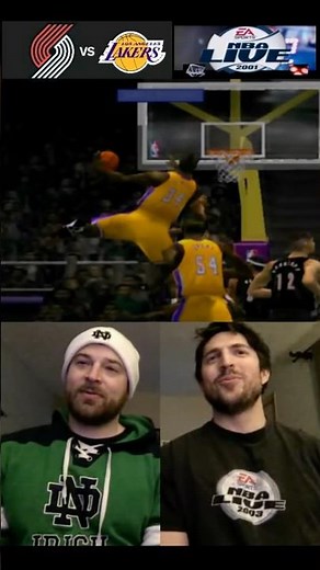 Lakers vs Blazers - NBA Live 2001
