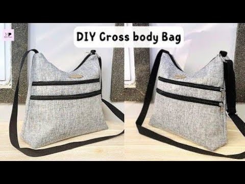 3 Zipper Crossbody Bag | Zipper Crossbody Bag Tutorial