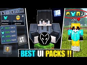 Top 5 BEST UI Packs For MCPE 1.21+ 🔥 In 2026 || New Mods For Minecraft PE 2026 ||