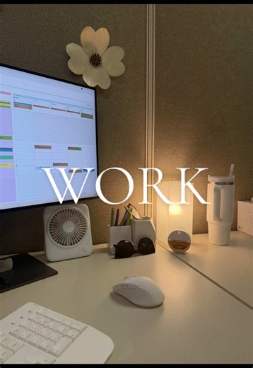 Morning routine in my little cubie: office cubicle tips