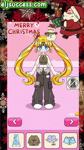 Sailor Moon Christmas Transformation 🎄🌙 Magical Chibi Glow-Up in Magic Princess: Doll Dress Up! ✨