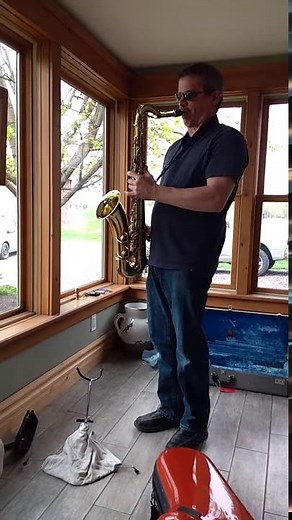 Conn 10m Tenor Saxophone (AKA Naked Lady)