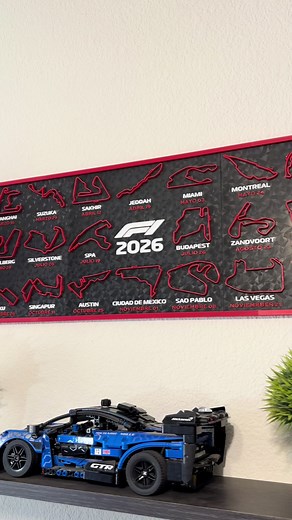 Arte inspirado en las pistas icónicas de F1