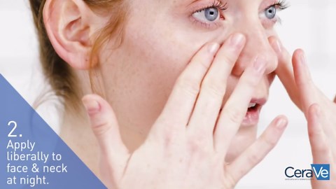 CeraVe PM Facial Moisturizing Lotion Night Cream, 3 fl oz