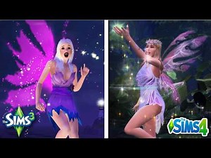 Sims 3 vs Sims 4 - Fairies