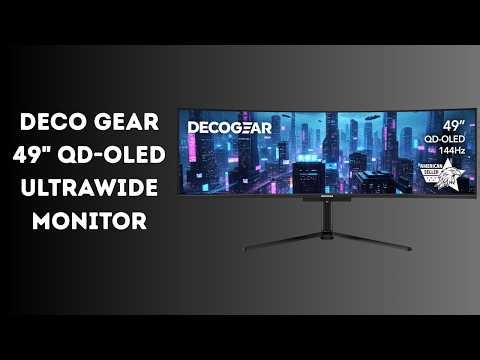 49-Inch Curved QD-OLED Monitor Review – Deco Gear
