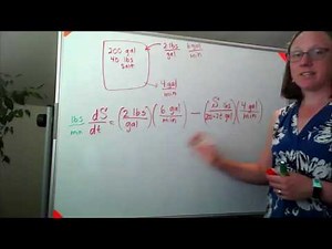 Tank problem - setting up a differential equation