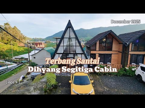 Sunrise Calm in Dieng | Drone Over Dihyang Cabin ❄️ DJI Neo 2